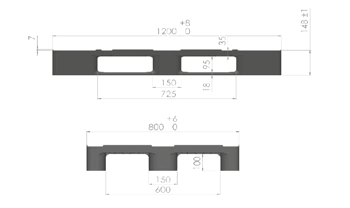 euro pallet ESD dimensioni